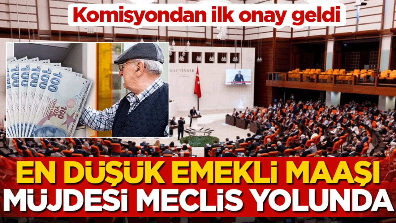 Meclis Onayladı: En Düşük Emekli Maaşı 23.552 TL'ye Yükseldi